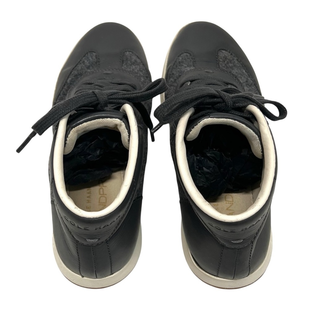 Cole Haan GrandPro Gray Leather & Wool Hi Top Casual Sneakers Women’s 7.5 - Picture 9 of 14